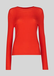 Essential Crew Neck Red