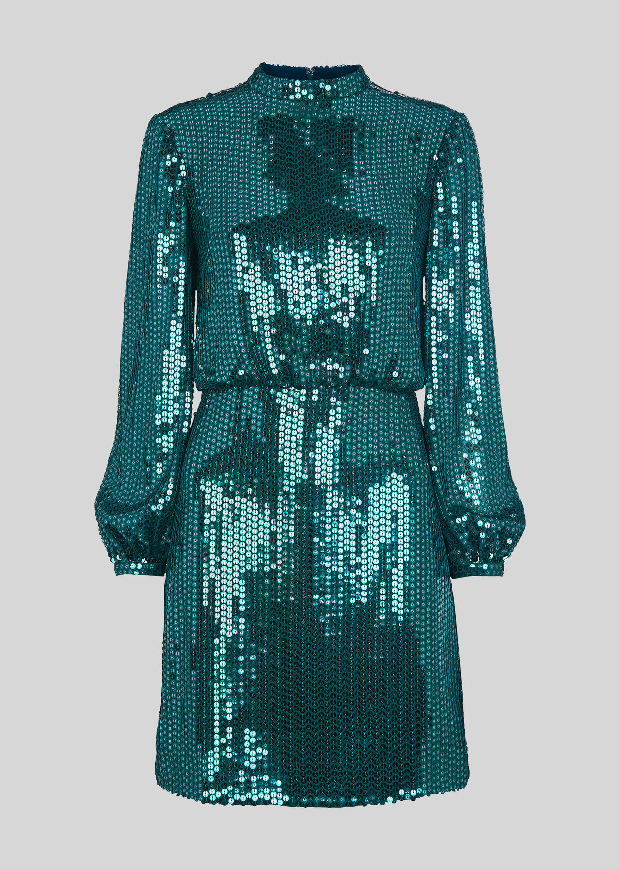 Dena Sequin Dress Teal