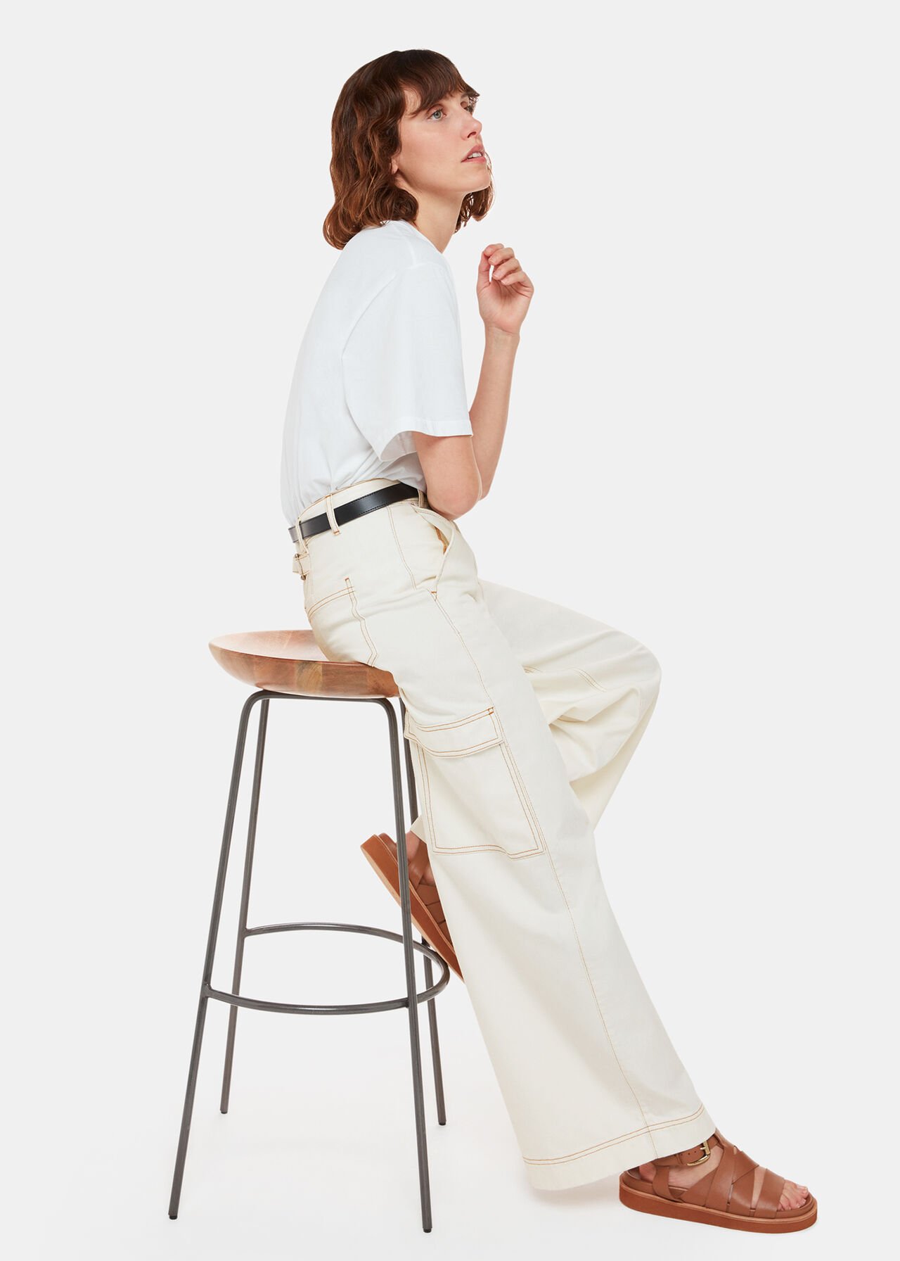 Wide Leg Cargo Jean