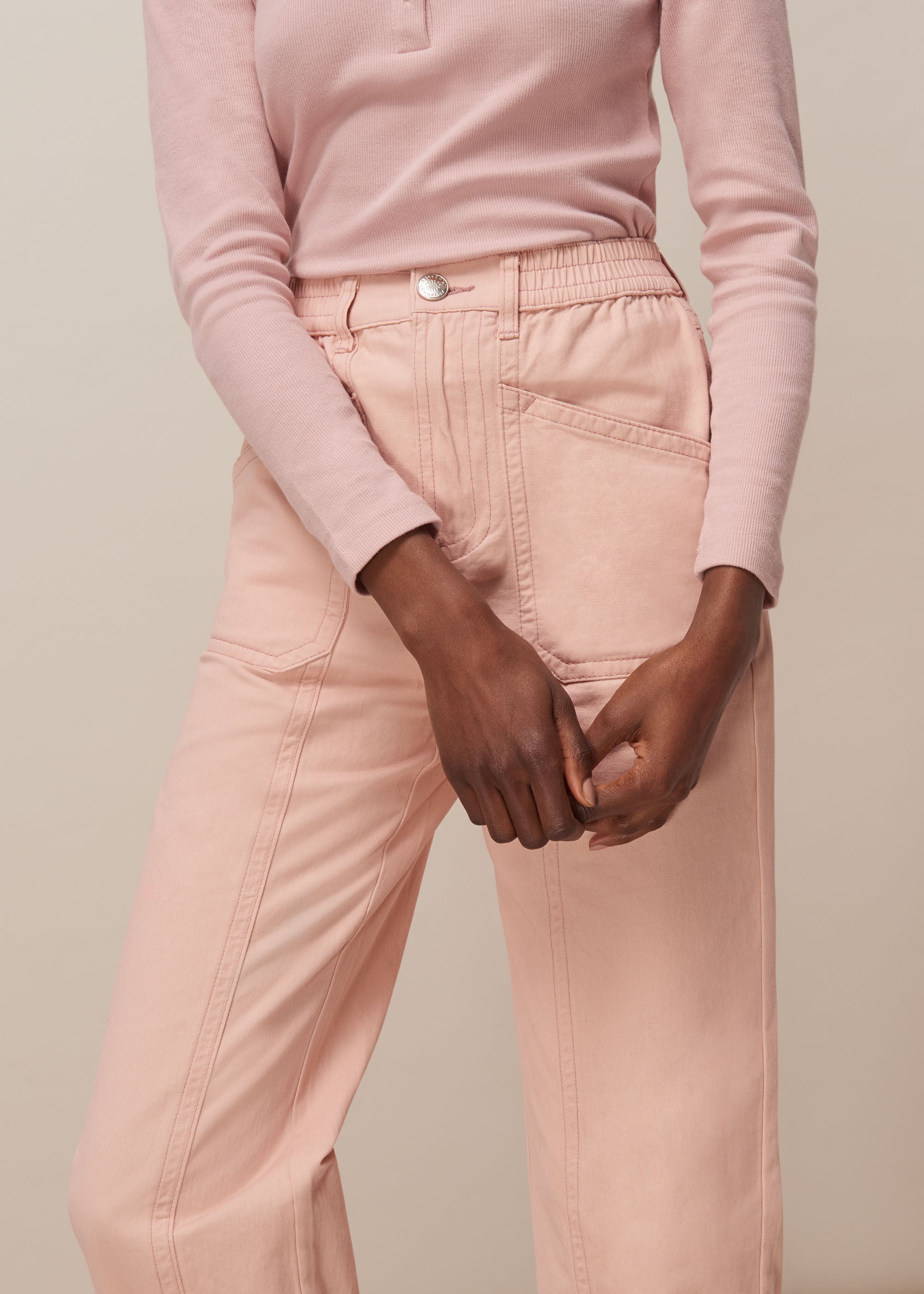Pale Pink LF Markey Arthur Trousers 