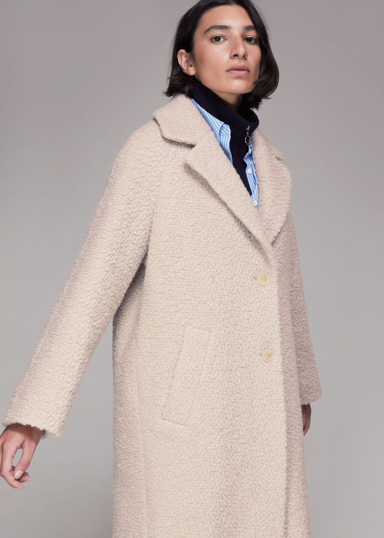 Daisy Boucle Casual Coat