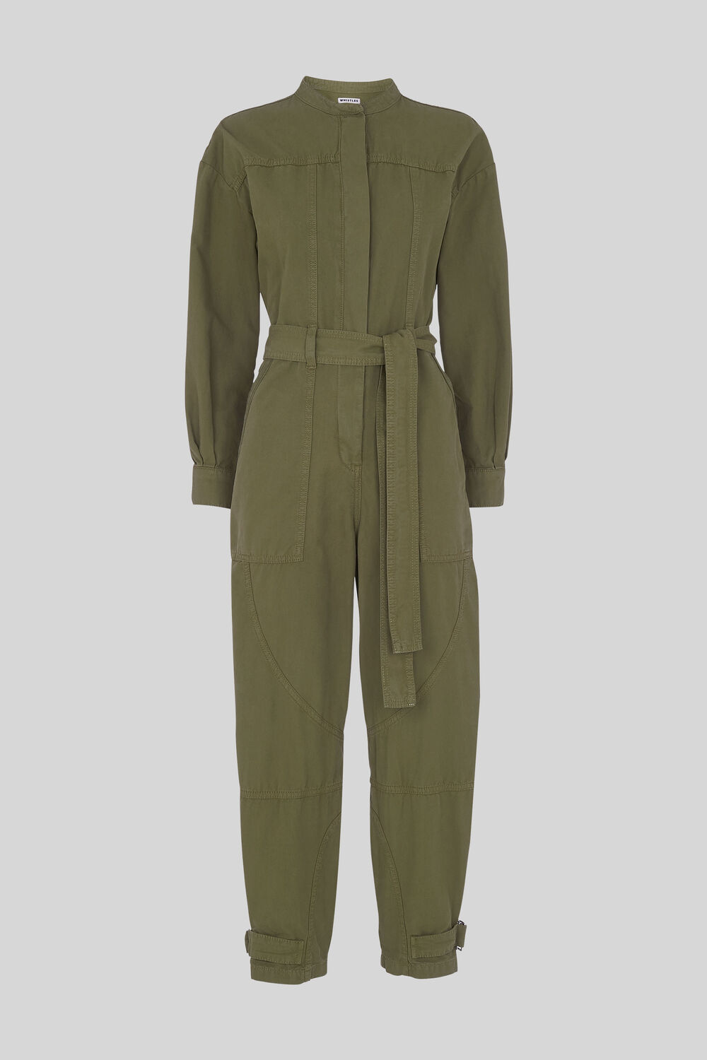 Julianna Utility Jumpsuit Khaki