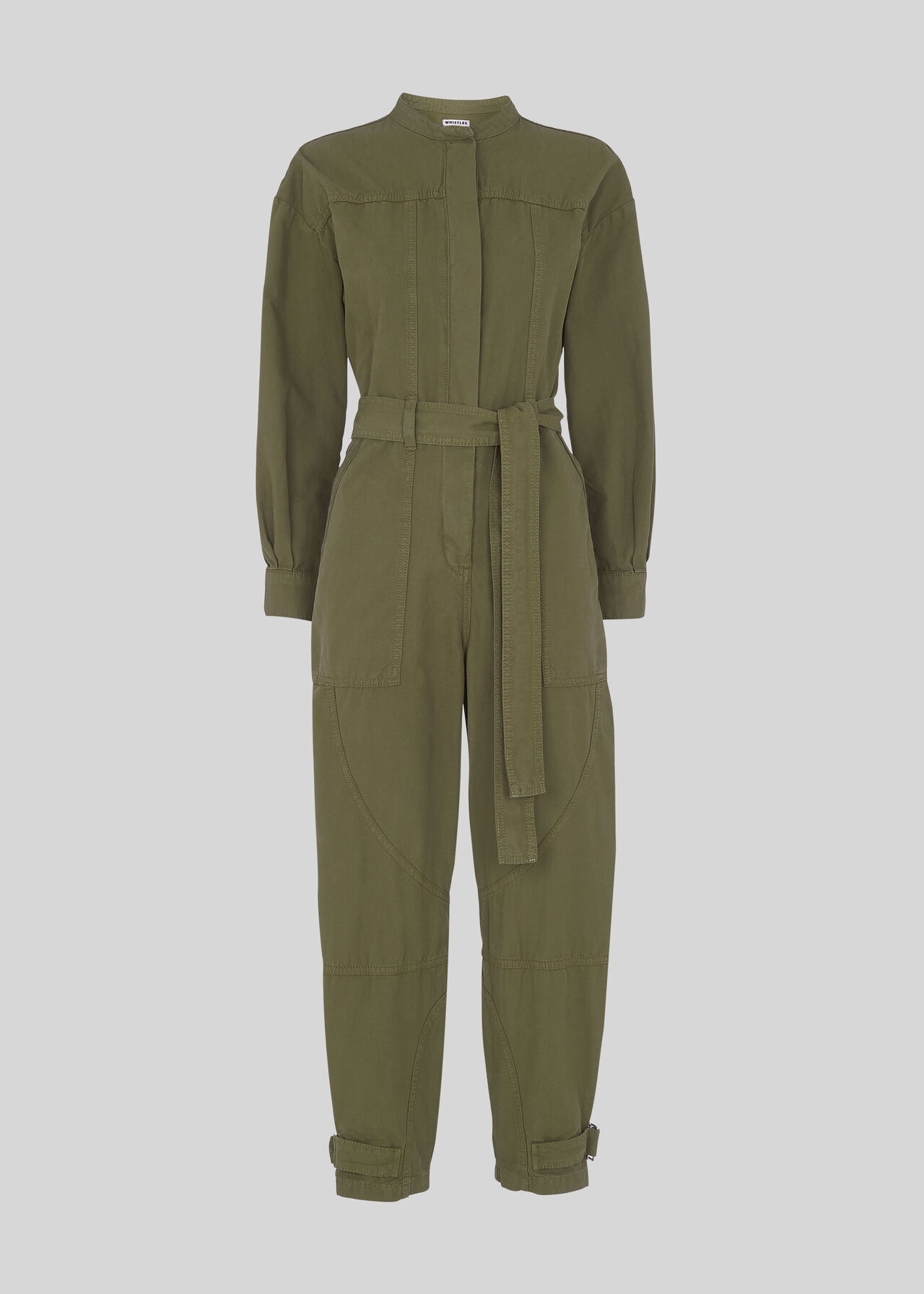 Julianna Utility Jumpsuit Khaki