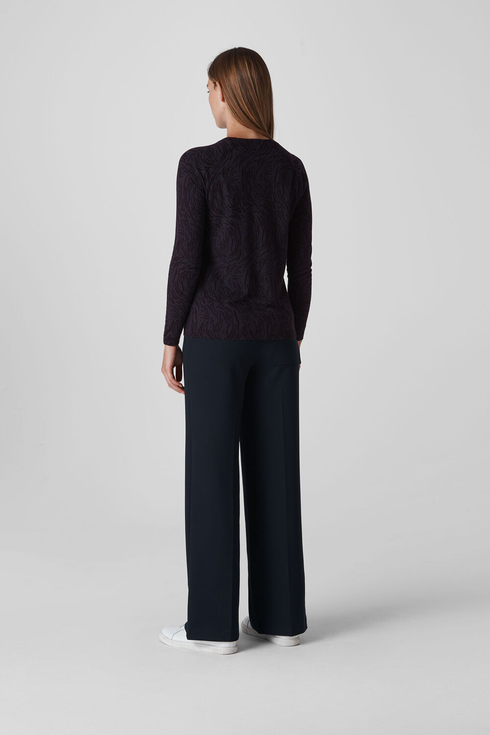 Animal Printed Knit Navy/Multi