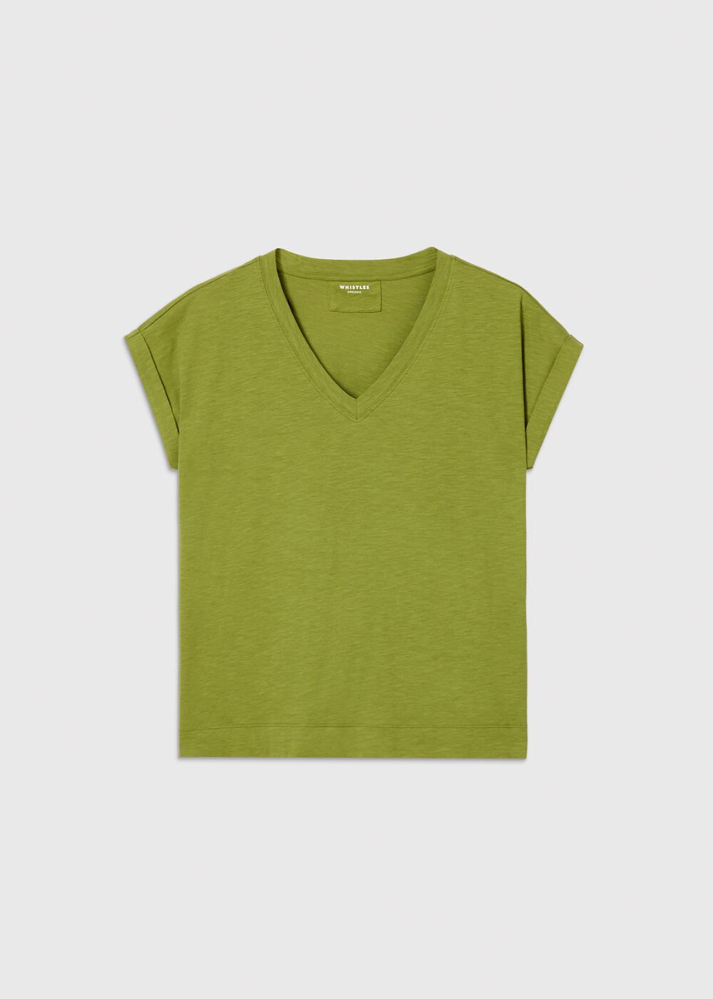 Willa V-Neck Cap Sleeve Tee