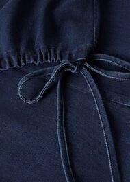 Drawstring Detail Cotton Top