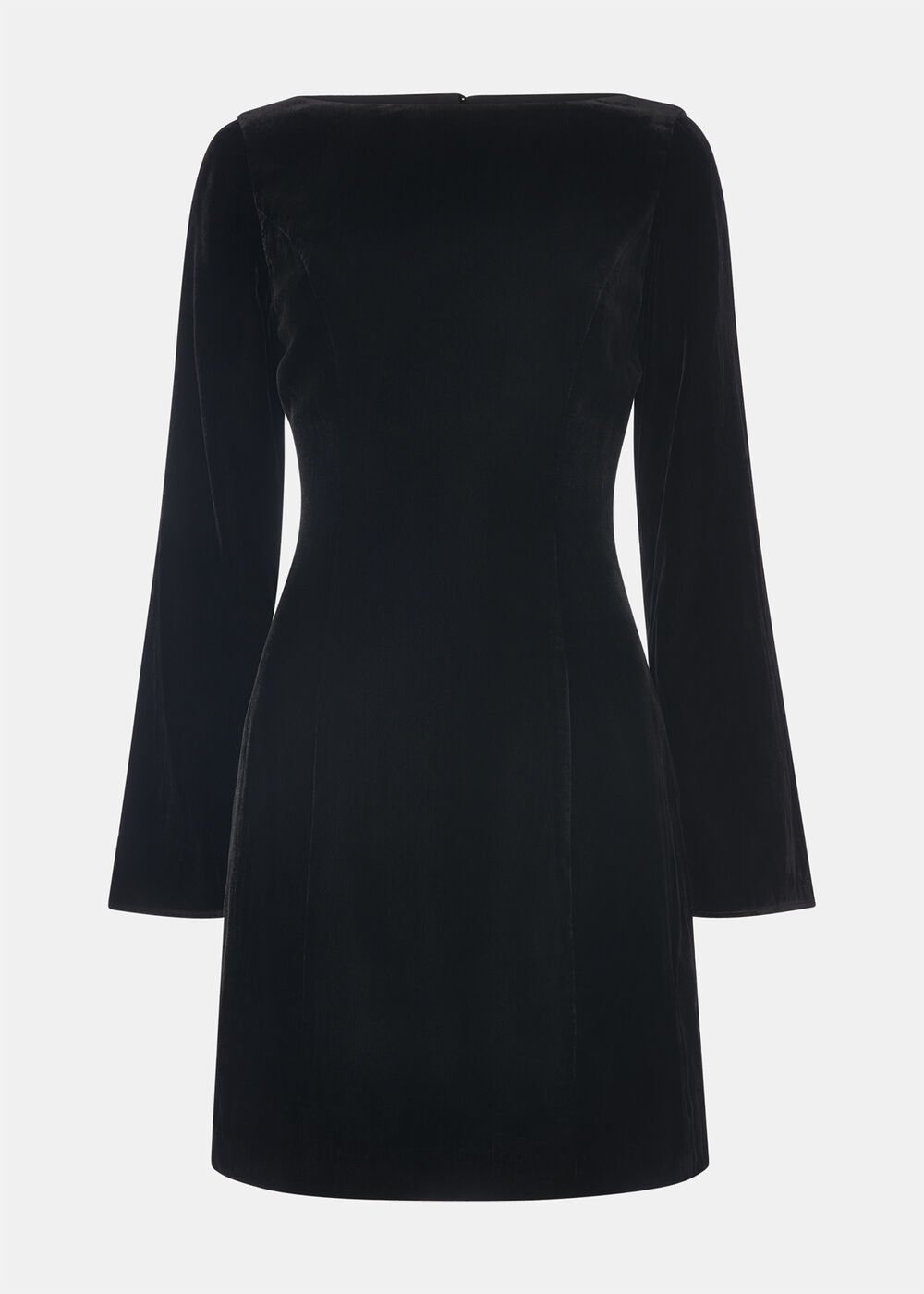 Velvet Flare Sleeve Dress