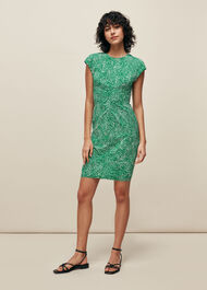 Blot Animal Silk Bodycon
