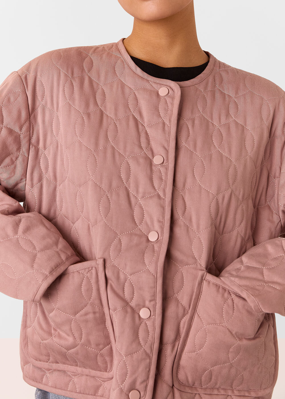 Petite Maya Cotton Quilted Jacket
