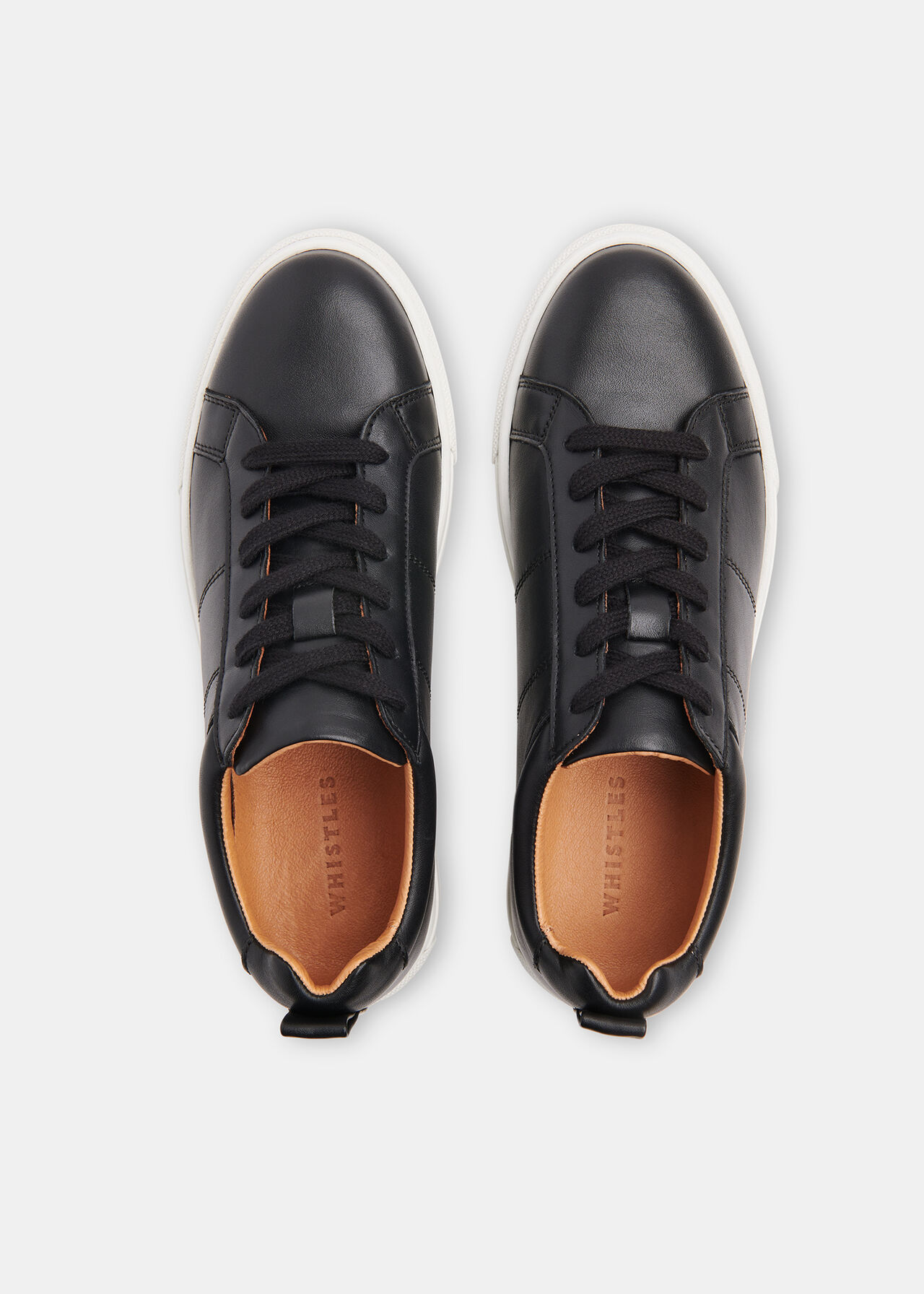 Black Koki Lace Up Trainer | WHISTLES