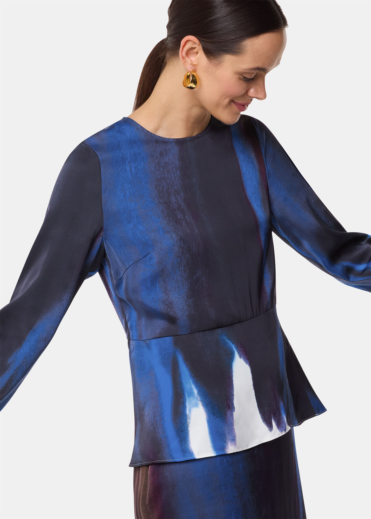 Ice Dye Print Top