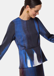 Ice Dye Print Top