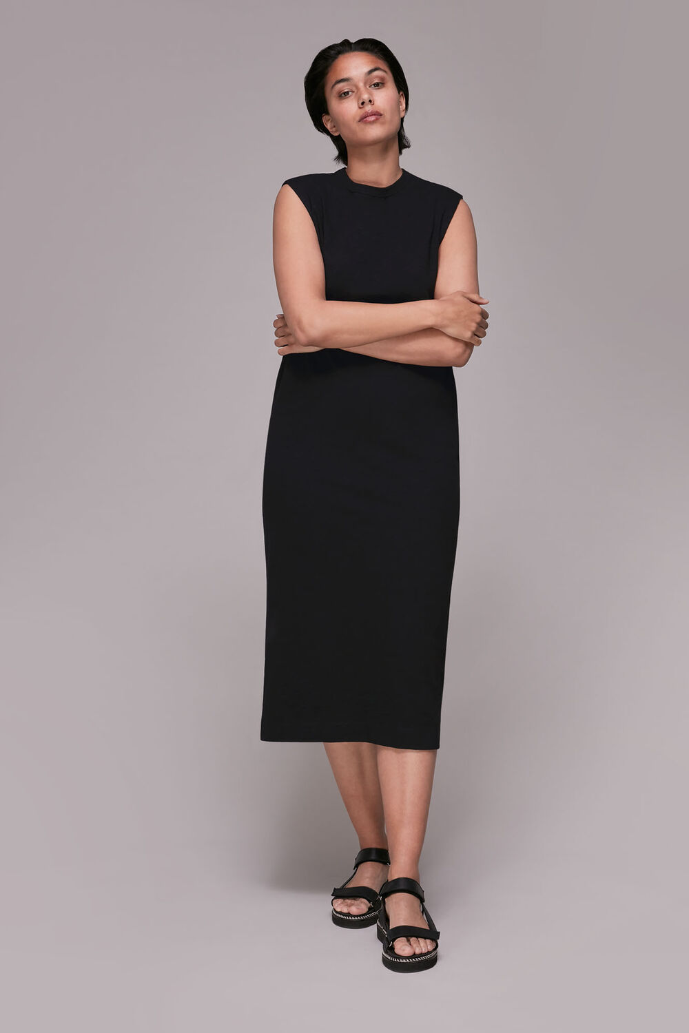 Easy Minimal Midi Dress