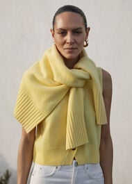 Wool Ribbed Cuff Knit