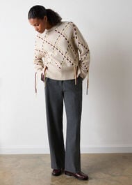 High Rise Straight Trouser