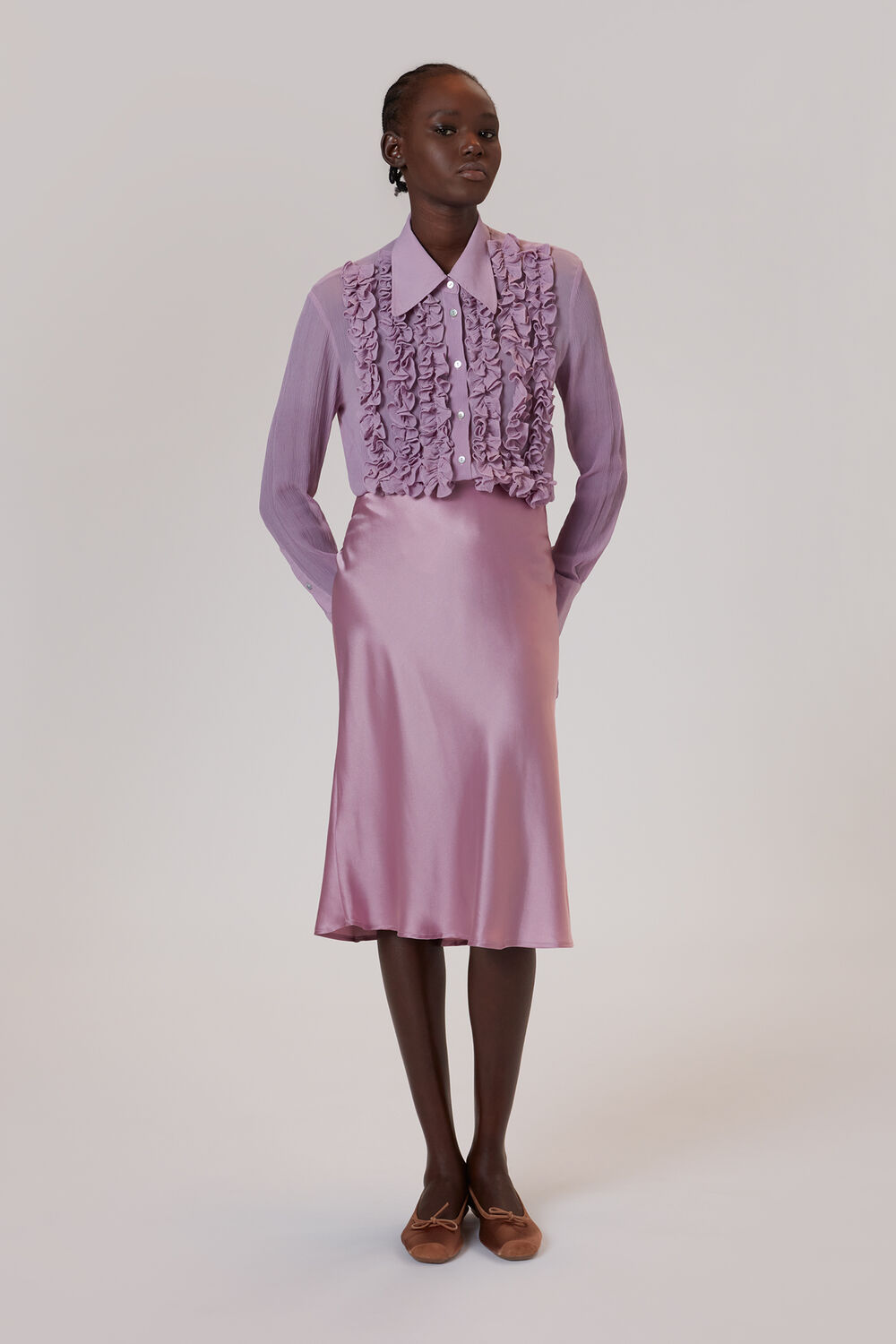 Lilac Whistles X Hai Bias Skirt