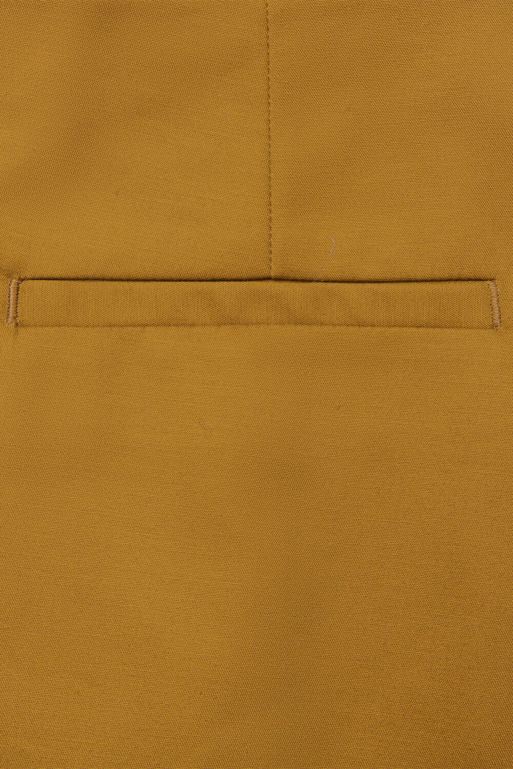 Camel Side Pleat Tapered Trouser