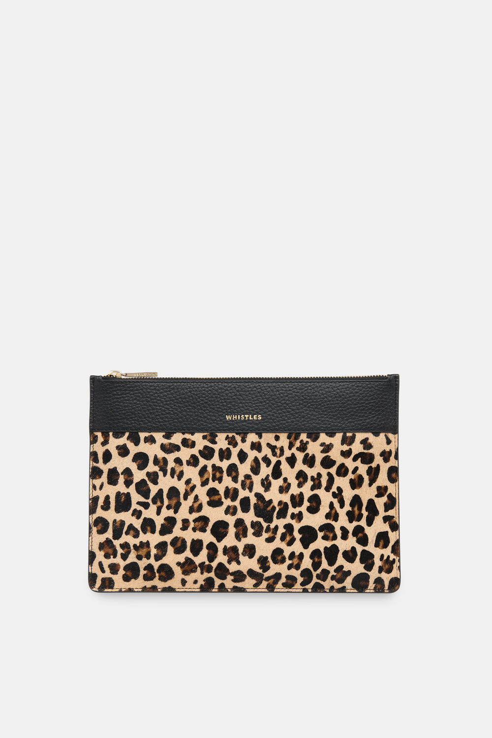 Leopard Panel Clutch