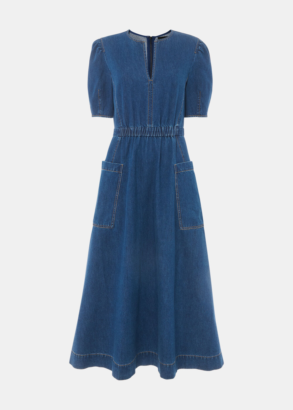 Midi Short Sleeve Dress