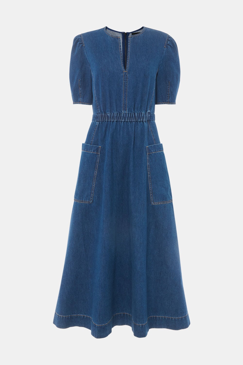 Midi Short Sleeve Dress