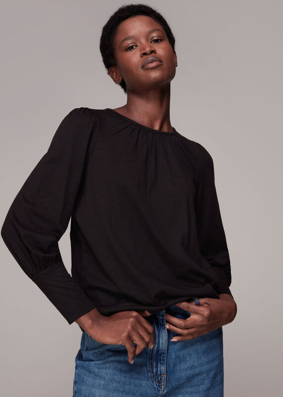 Deep Cuff Long Sleeve Top