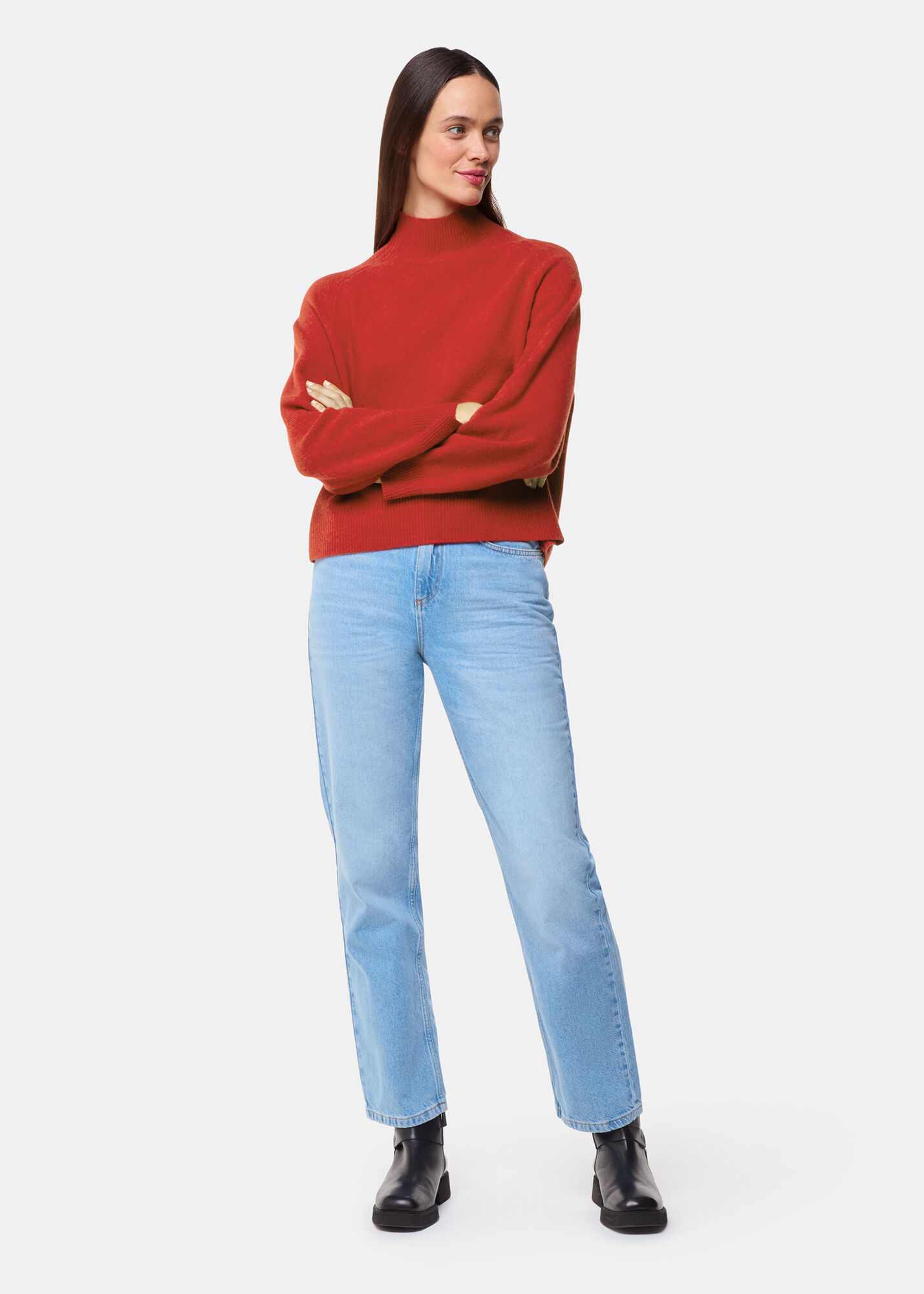 Whistles oversized funnel neck knit sales