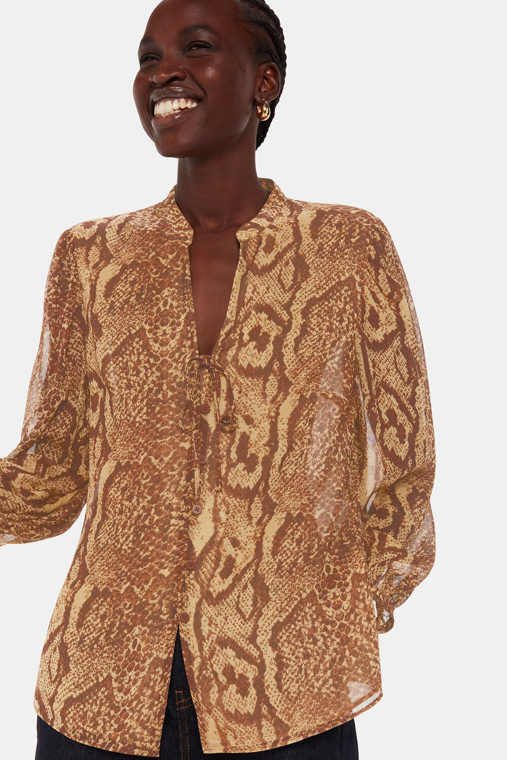 Serpent Print Shirt
