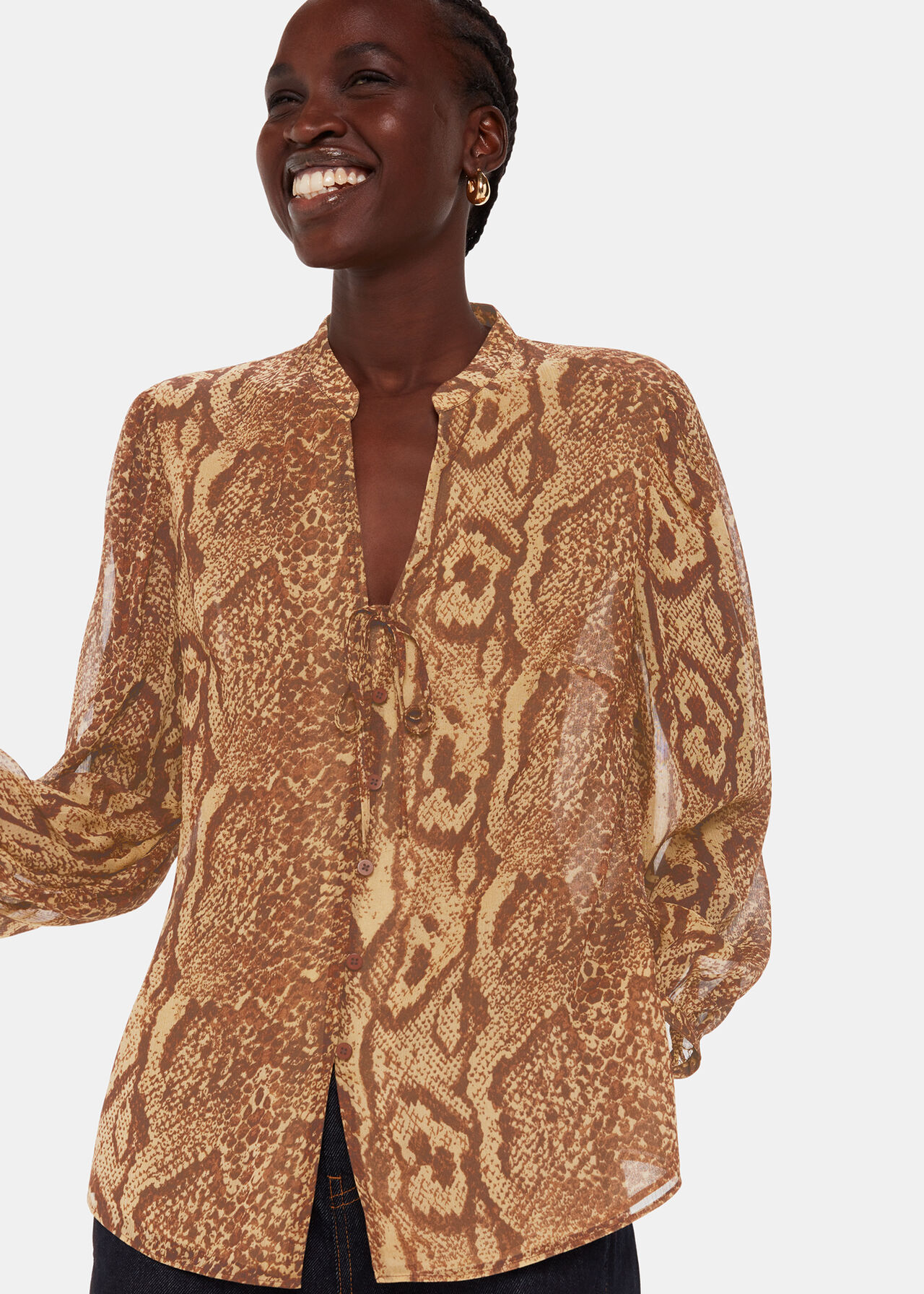 Serpent Print Shirt
