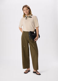 Barrel Mid Rise Trouser
