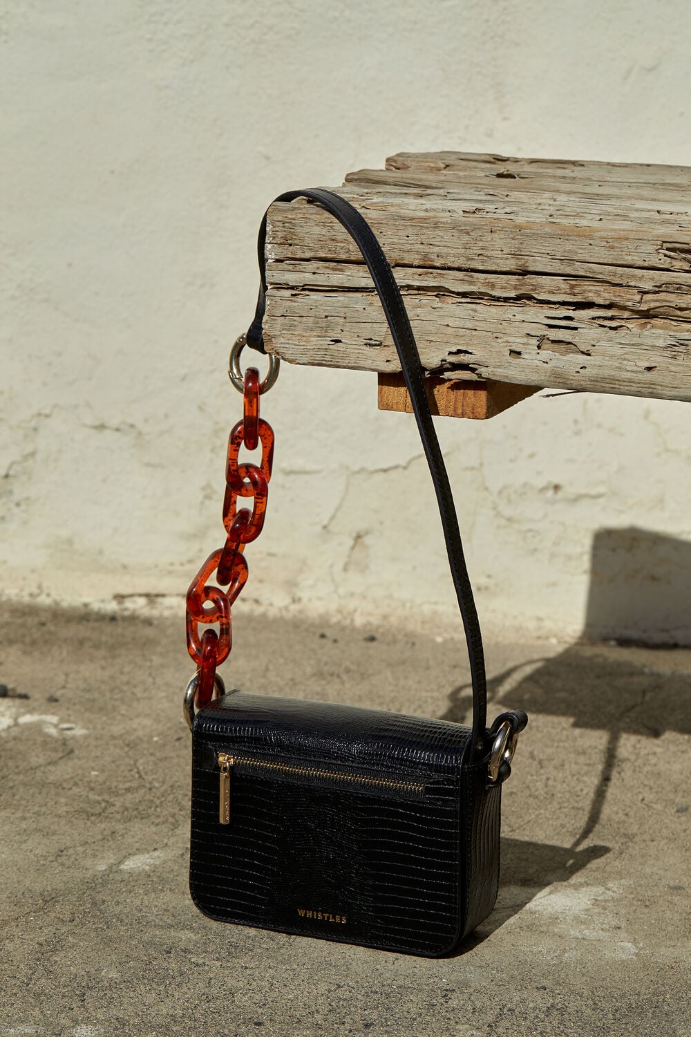 Odie Resin Chain Lizard Bag