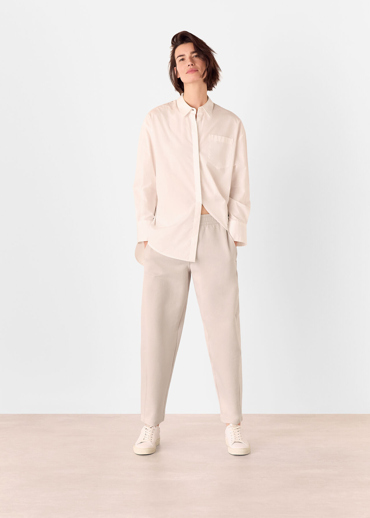 Barrel Leg Jersey Jogger