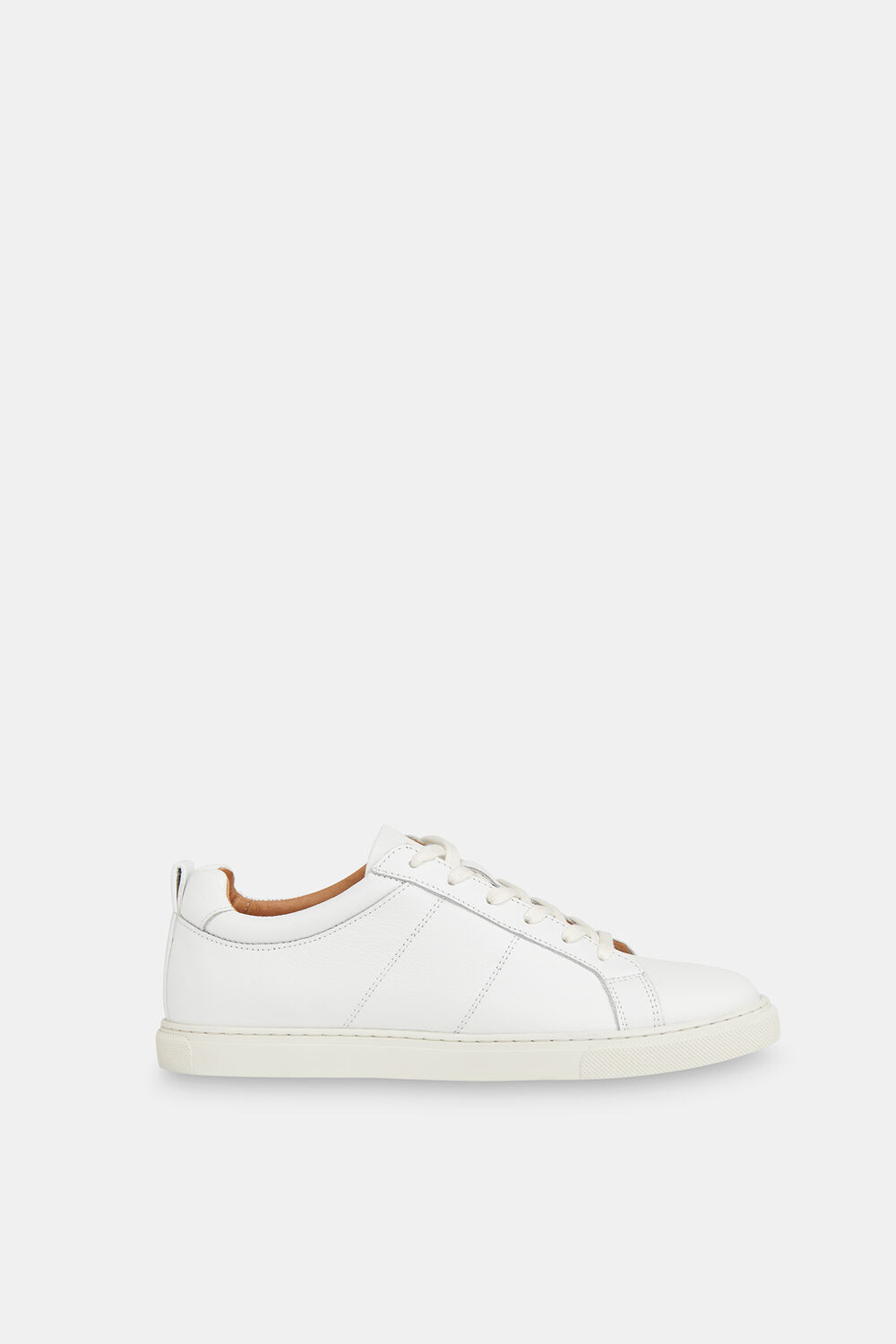 White Koki Lace Up Trainer