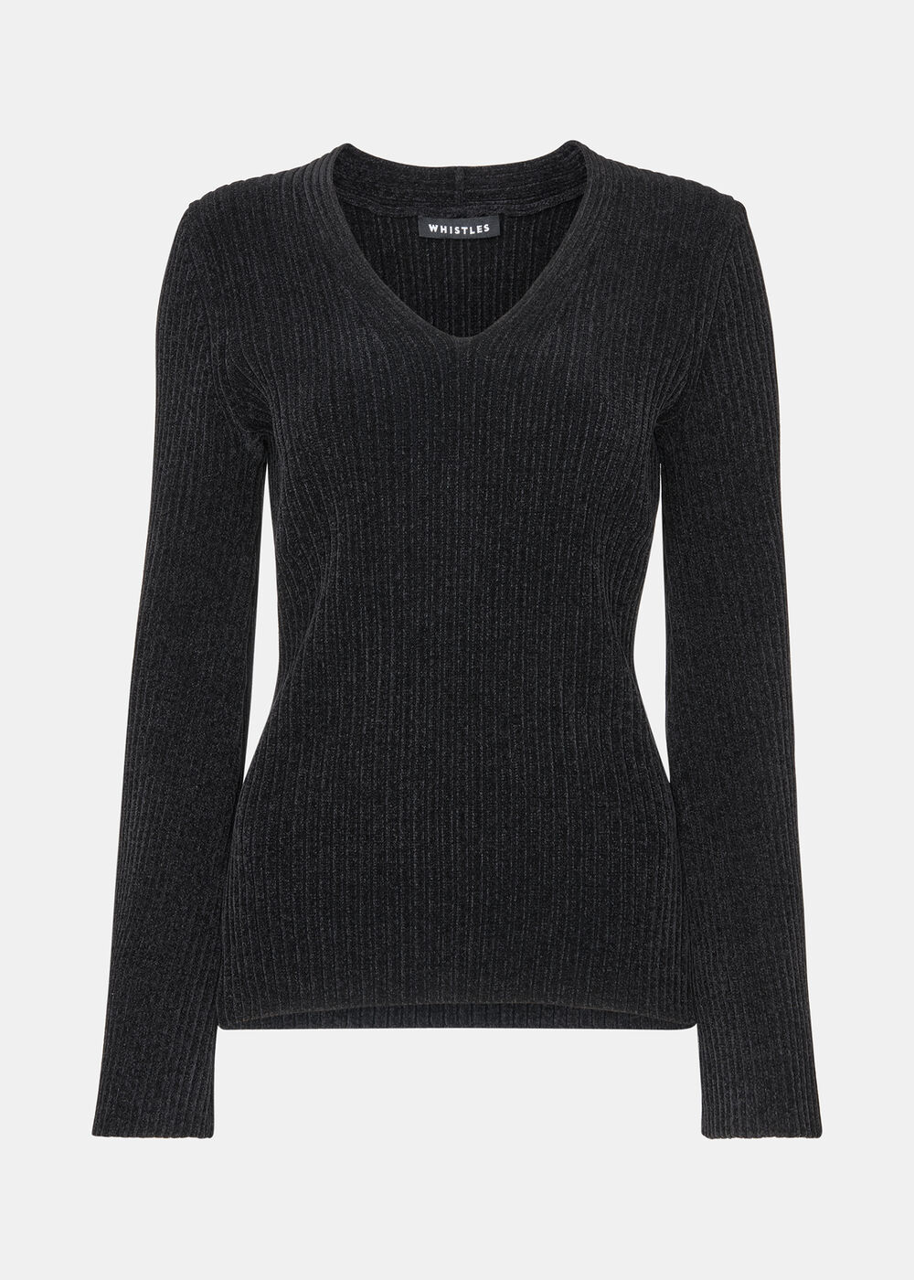 Chenille V Neck Knit