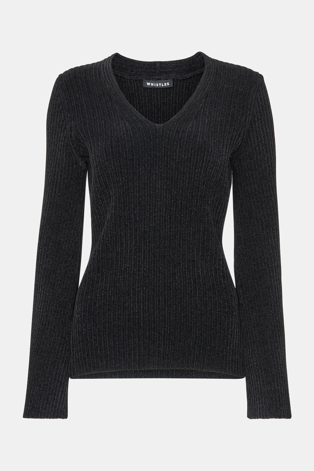 Chenille V Neck Knit