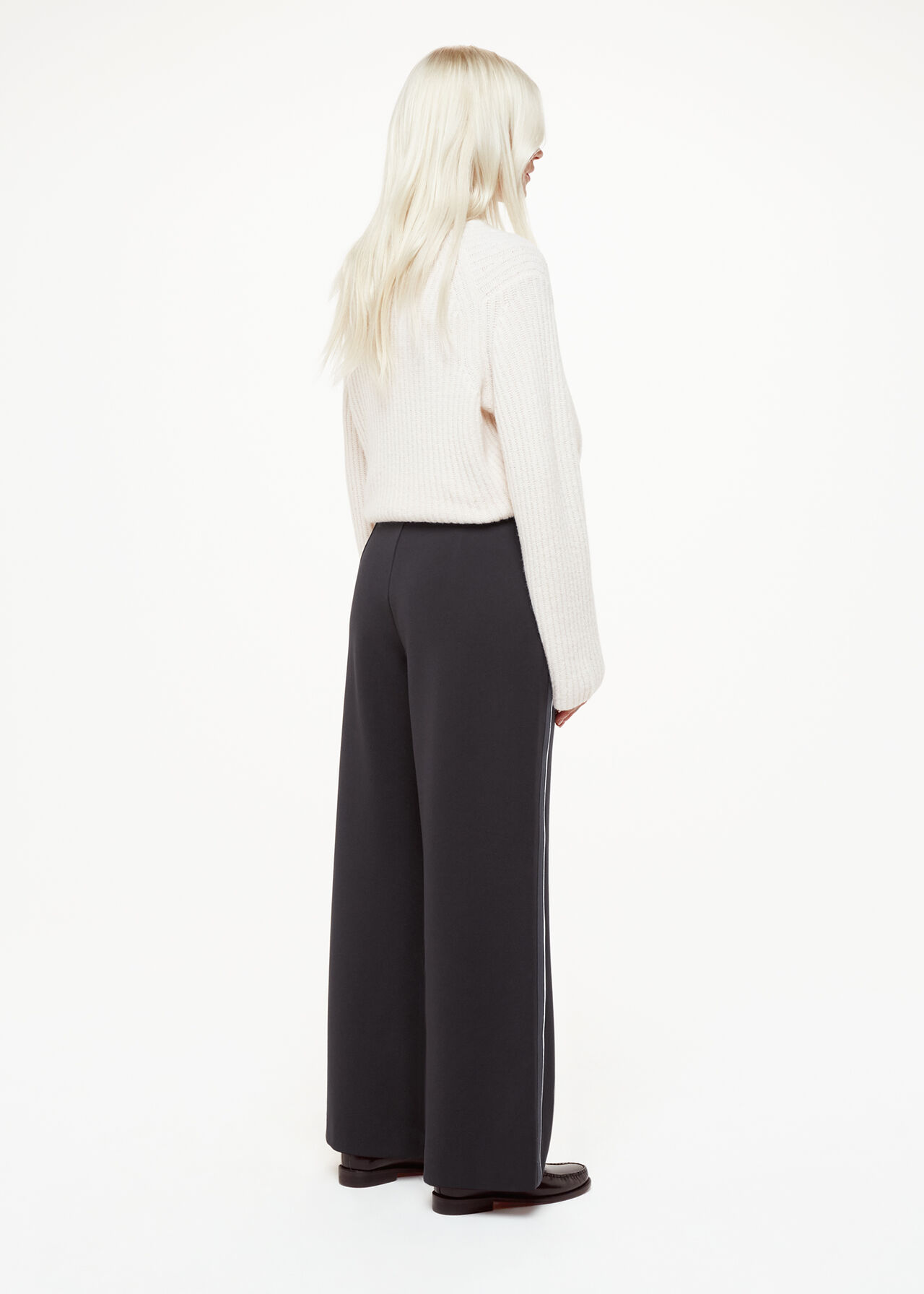 Petite Edie Side Stripe Ponte Trouser