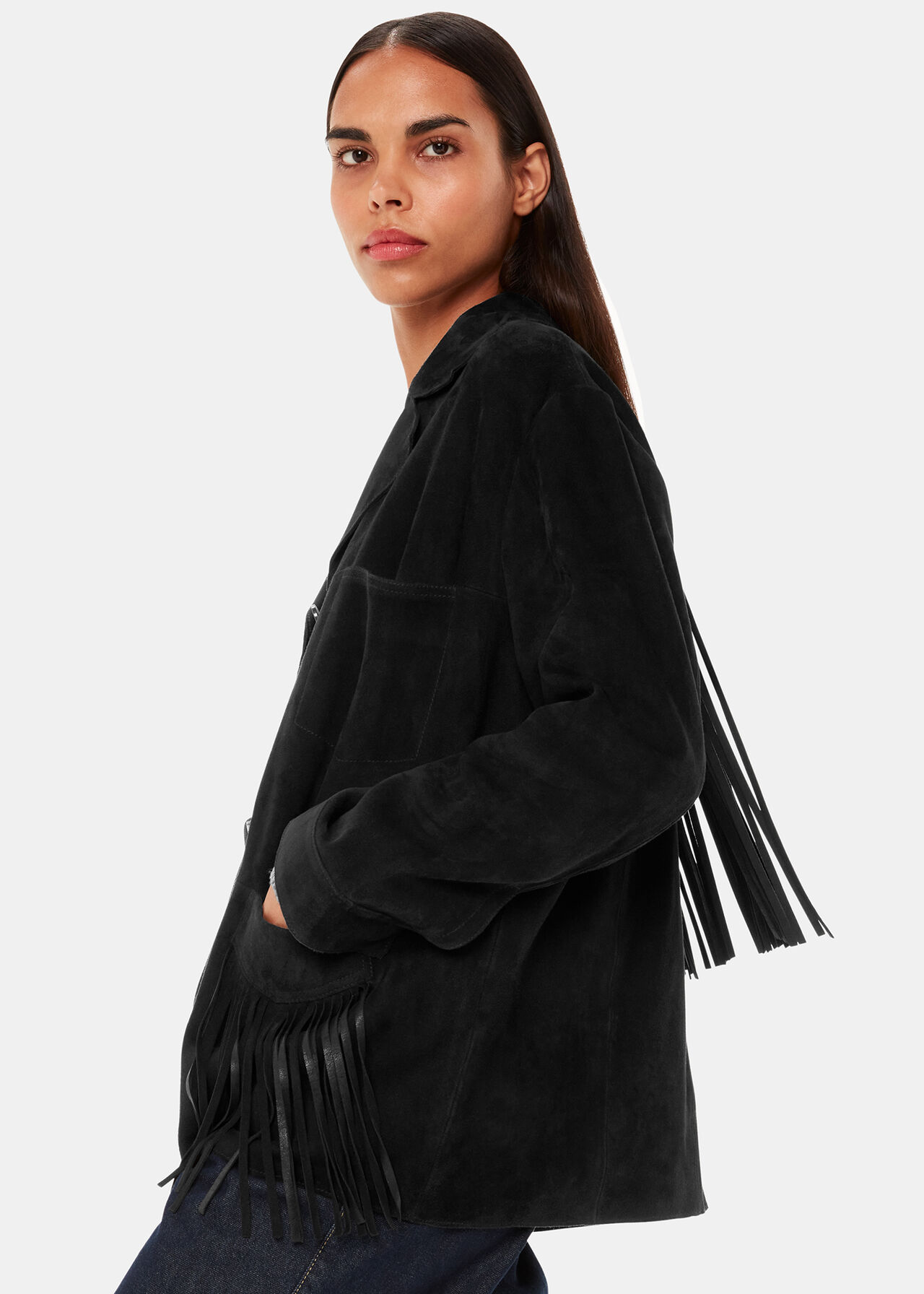 Lani Tassel Suede Jacket