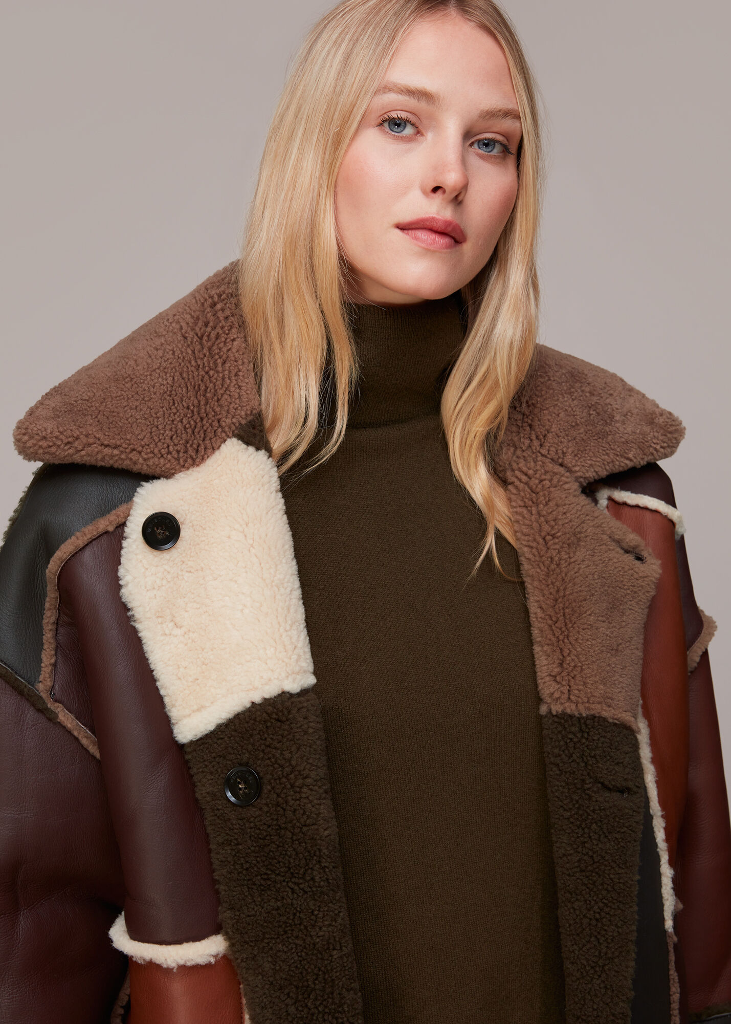 Melodress casual patchwork deals long coat