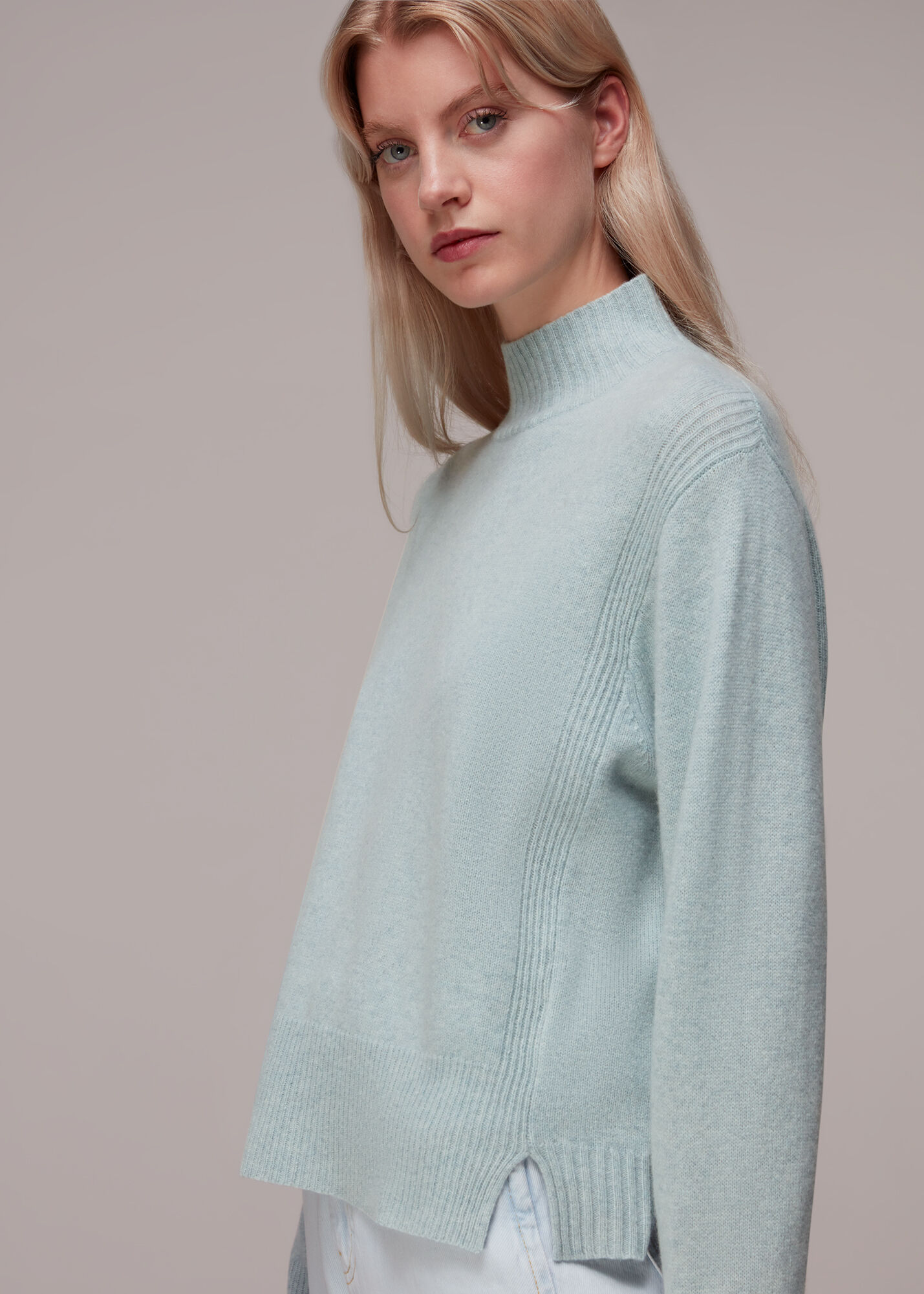 Whistles funnel neck jumper top