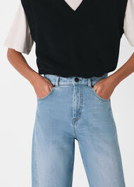Stretch Barrel Leg Jean