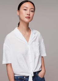 Nicola Tie Front Top
