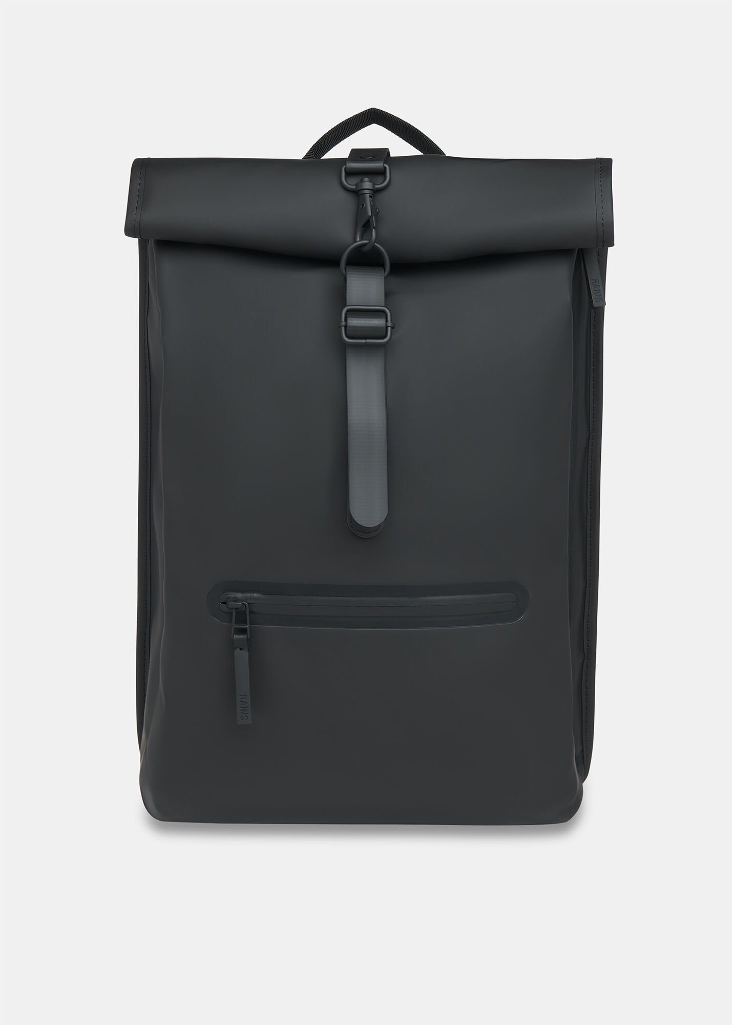 Black Rains Roll Top Backpack WHISTLES Whistles UK