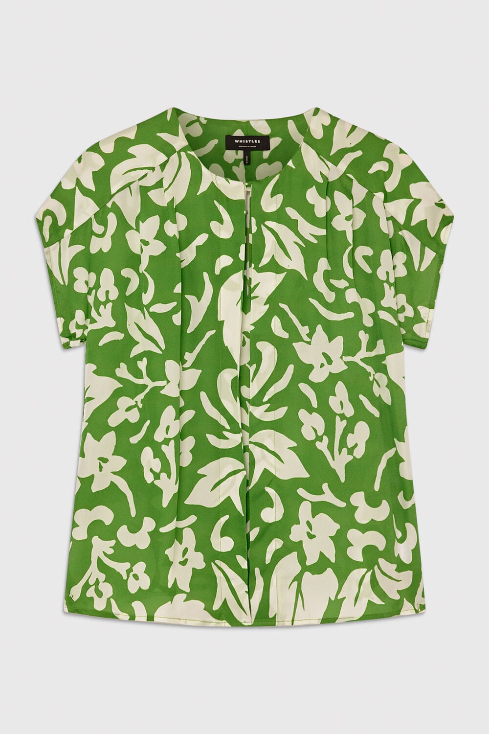 Floral Keyhole Blouse