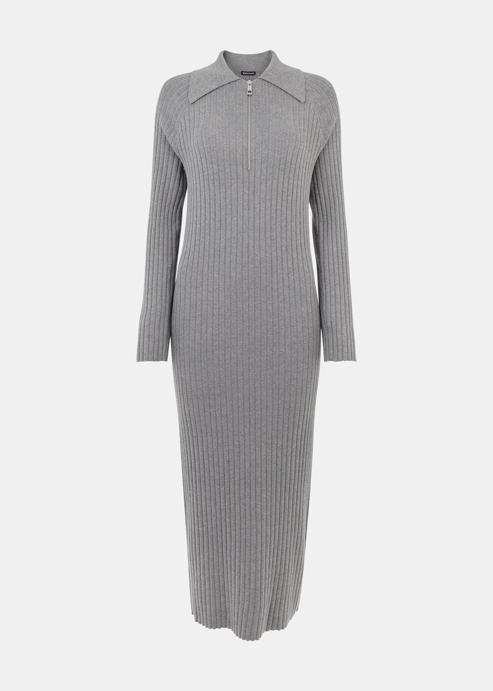 Bonnie Zip Ribbed Knit Dress