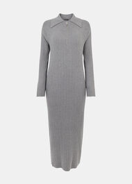 Bonnie Zip Ribbed Knit Dress