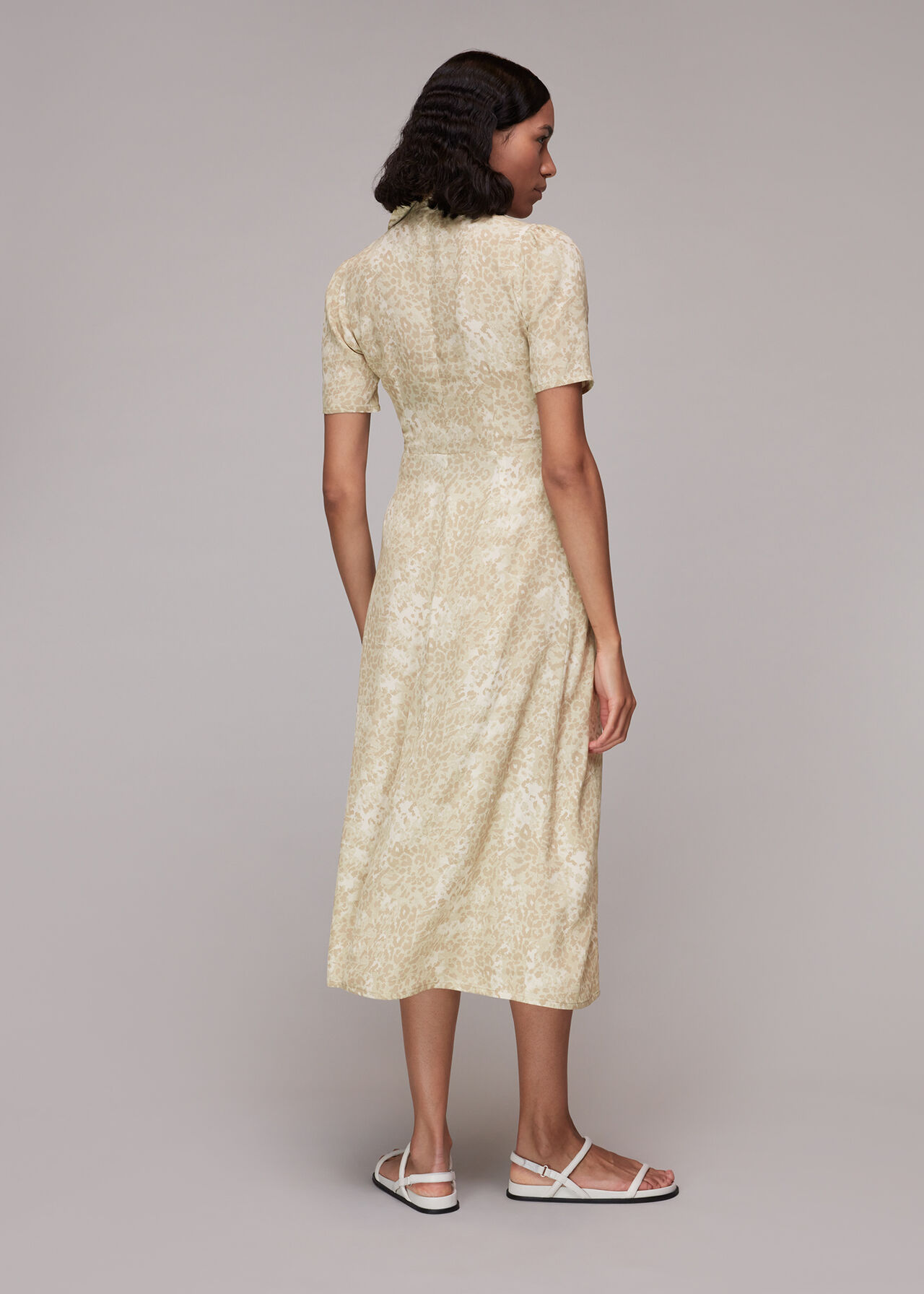 Rowan Hyena Spot Midi Dress