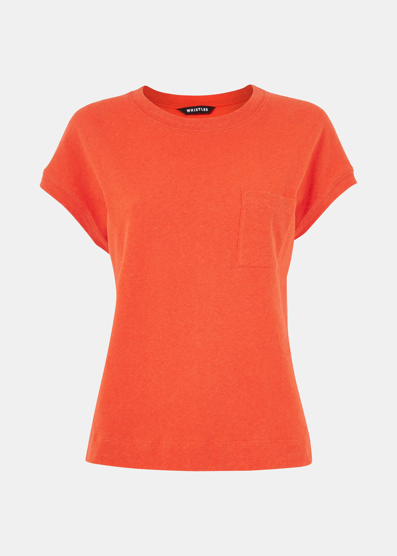 Ember Linen Mix Pocket Tee
