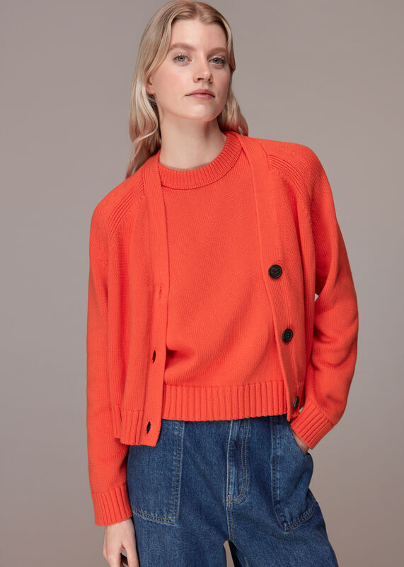 Karine Rib Detail Cardigan