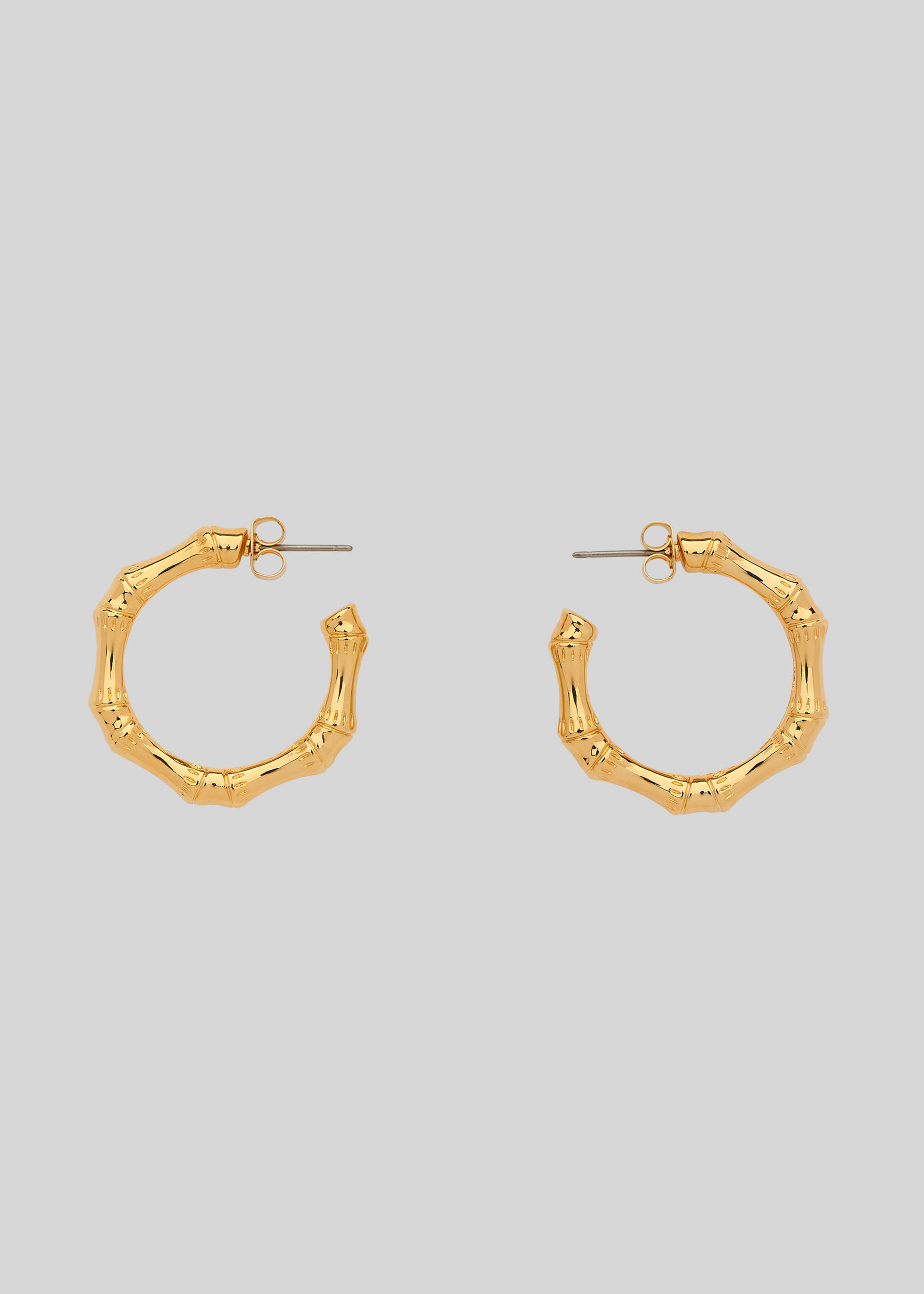Bamboo hoops hotsell gold