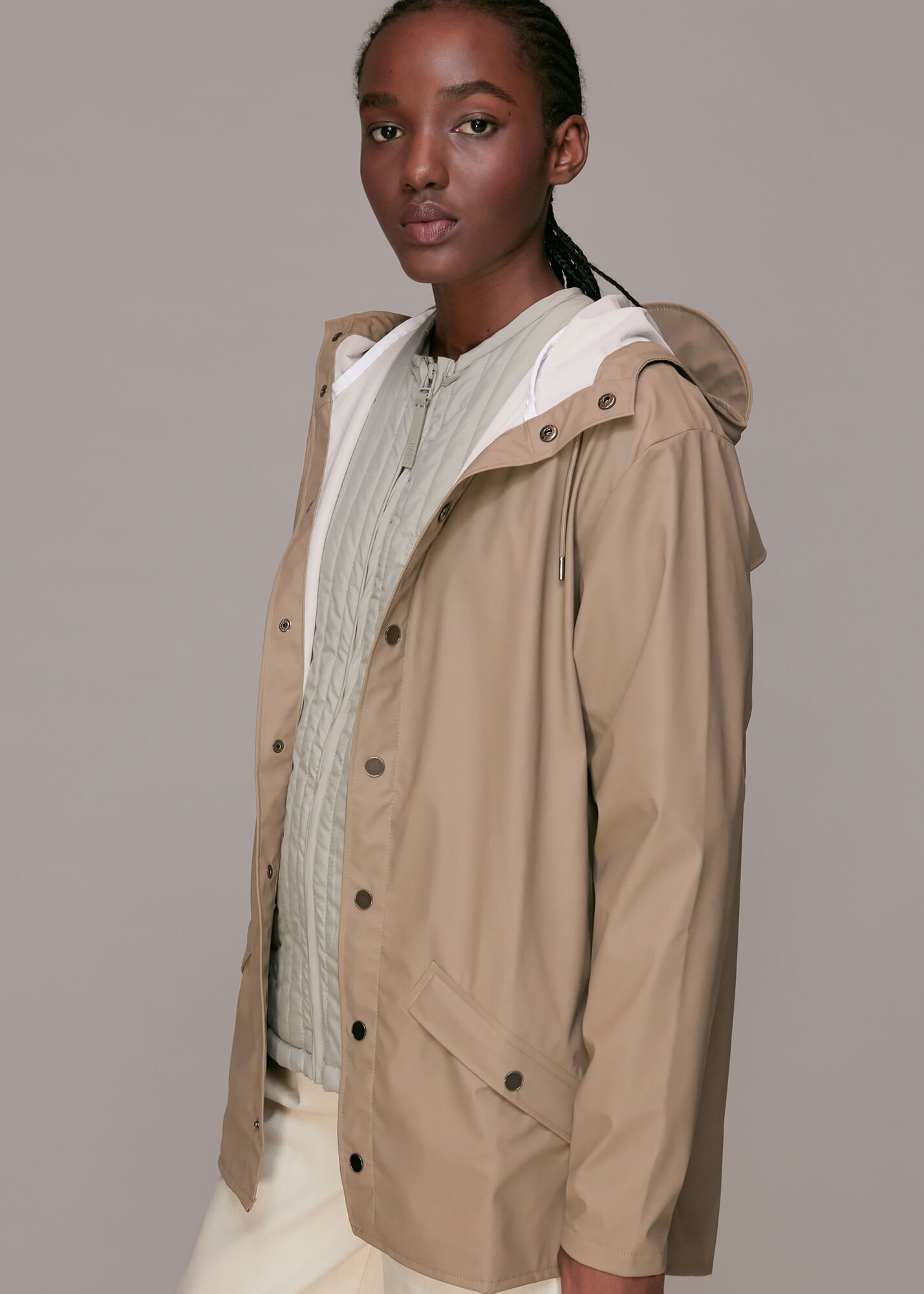 Rains cheap jacket beige