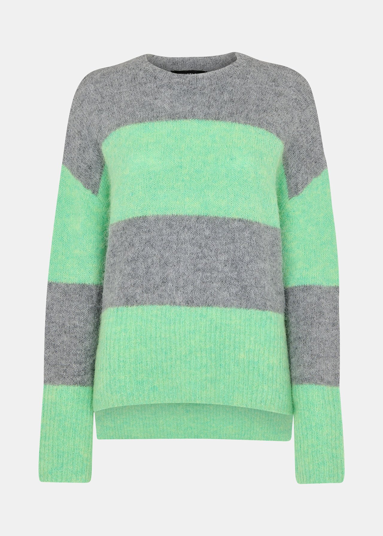 Alpaca Mix Stripe Knit